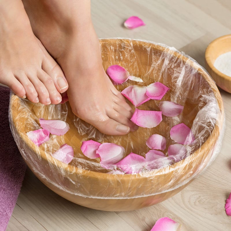 Noverlife 100PCS Disposable Pedicure Spa Liners, Clear Plastic Single Use Foot Spa Liners, Disposable Foot Tub Liner One-off Foot Bath Basin Bags for Foot Pedicure Spa Beauty Salon Hotel Home Use - Image 3
